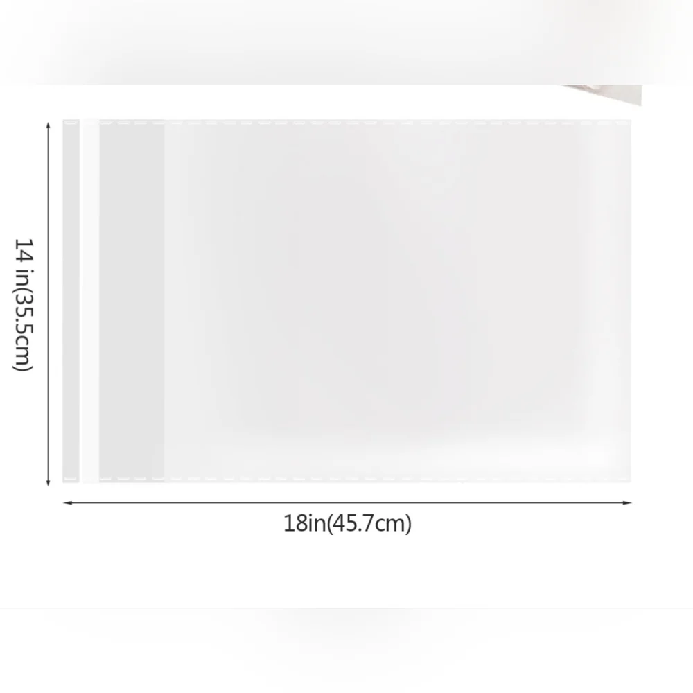 Bundle of 30 Clear Self-Sealing Bags – 3 Sizes – 9x12, 12x16, 14x18 10 Of Each - Picture 4 of 9